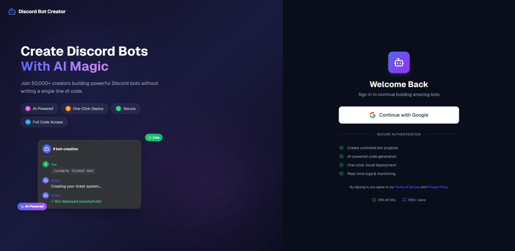 פלטפורמת יצירת בוטים